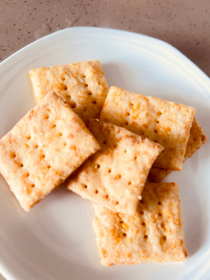 Home made cheese crackers